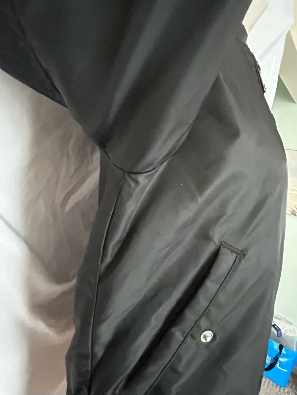 Jordan youth Black Bomber Jacket with White Jumpman size M 10/12